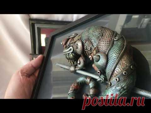 Полимерная глина - картины своими руками