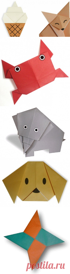 20 простых оригами, которые можно сделать с детьми