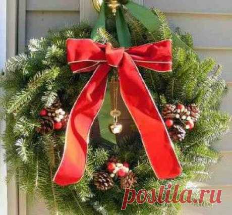 Рождественские веночки из хвои (делаем сами) | Подружки