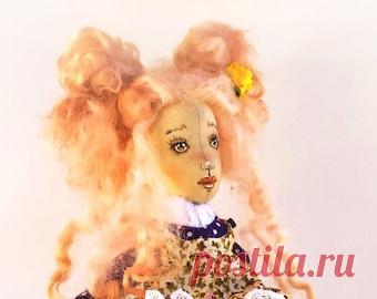 Art Doll Collectable OOAK Textile Doll Cloth Doll | Etsy
