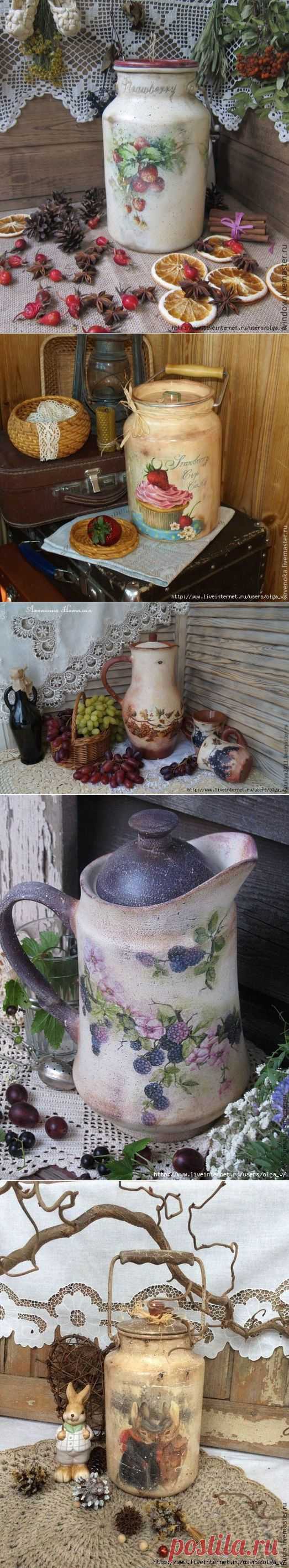 Бидоны, чайники, крынки...