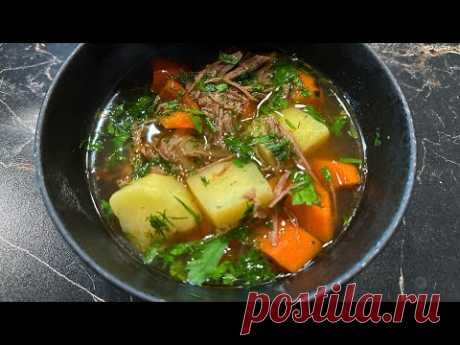 Вкусная шурпа , для приготовления дома , как в казане . Классическая шурпа с говядиной