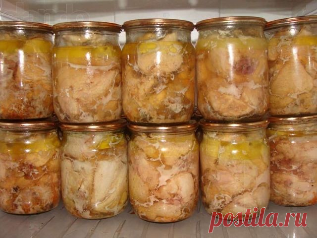 Вкуснейшая домашняя тушенка из курицы