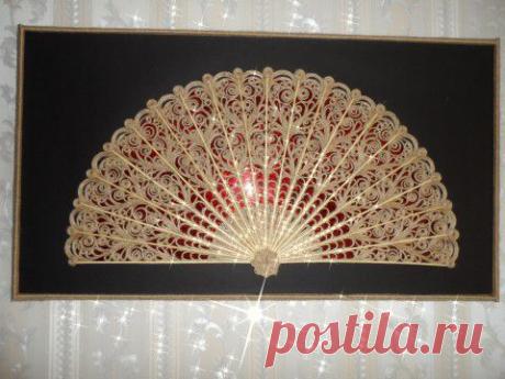 Веер из джута. Вам понравится....