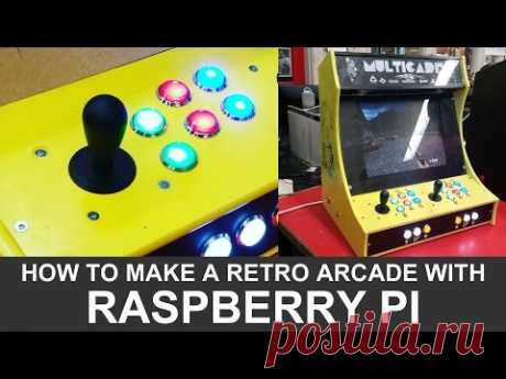 How to make a DIY Raspberry Pi Arcade Cabinet!