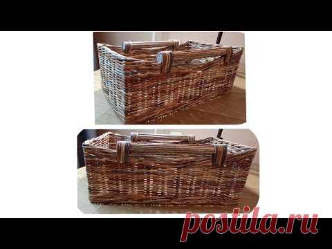 МК. Ручки для коробки из обшарпанных бумажных трубочек.