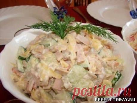 Рецепт: Салат "Колдунья"