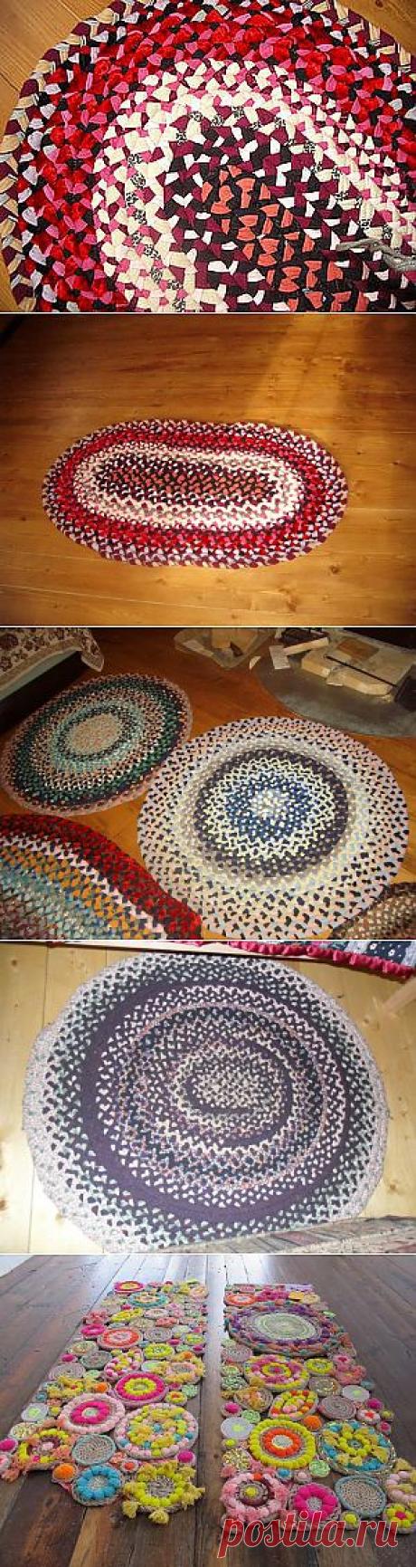 Коврик из косичек - Ярмарка Мастеров - ручная работа, handmade