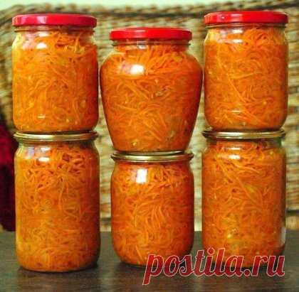 Морковь по-корейски на зиму.