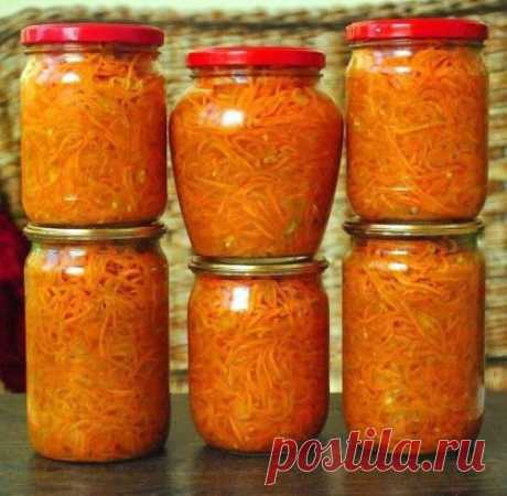 Морковь по-корейски на зиму.