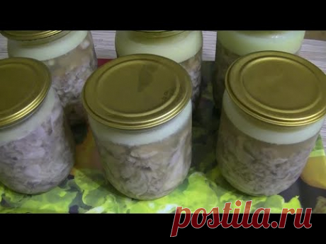 ВКУСНЫЙ холодец из курицы на зиму)) ХОЛОДЕЦ ДОМАШНИЙ)))