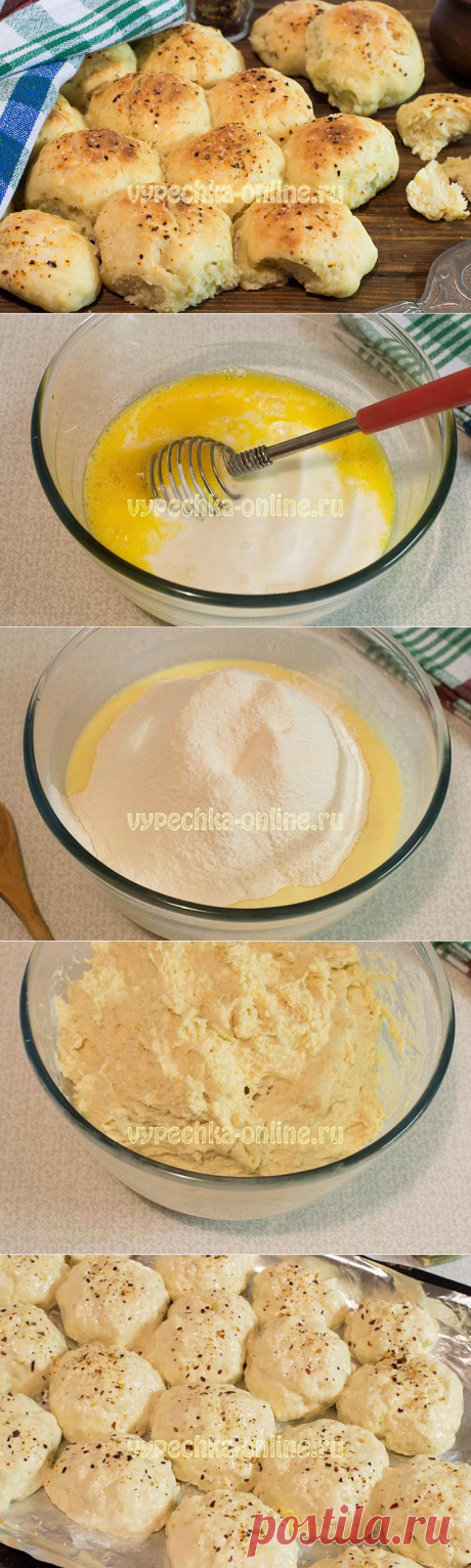 ✔️Булочки на кефире без дрожжей