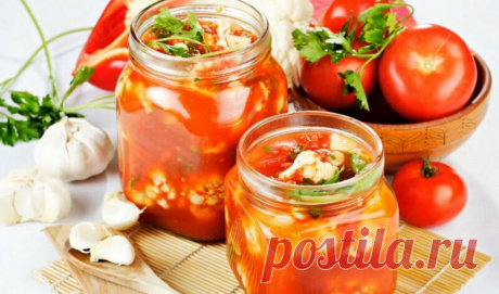 Салат из цветной капусты на зиму: 5 простых и вкусных рецептов Здравствуйте! Не знаю, как для вас, но для меня цветная капуста стала любимой не так давно. В прошлом году я