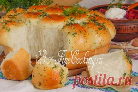 Ароматные и очень нежные чесночные пампушки | Четыре вкуса