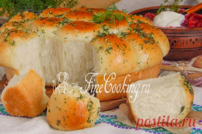 Ароматные и очень нежные чесночные пампушки | Четыре вкуса