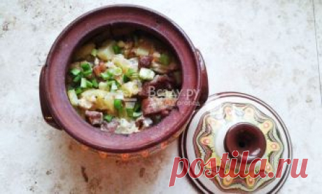 Жаркое в горшочке с мясом и картошкой Рецепт приготовления жаркое по деревенски в горшочке. Мясо по домашнему в горшочке. Пошаговый мастер-класс с фото и подробным описанием.