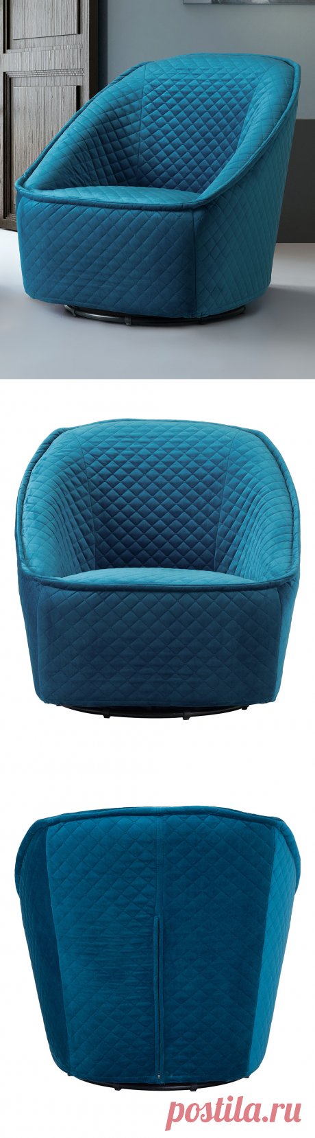 Zuo Aquamarine Pug Swivel Chair | zulily