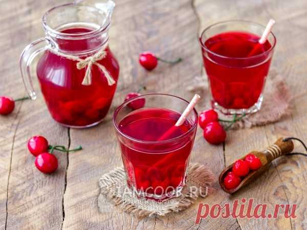 Компот из замороженной вишни