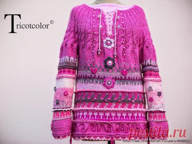 Вязаные идеи от Tricotcolor (Элен). Яркие, красочные, необычные и очень красивые! Для вдохновения!