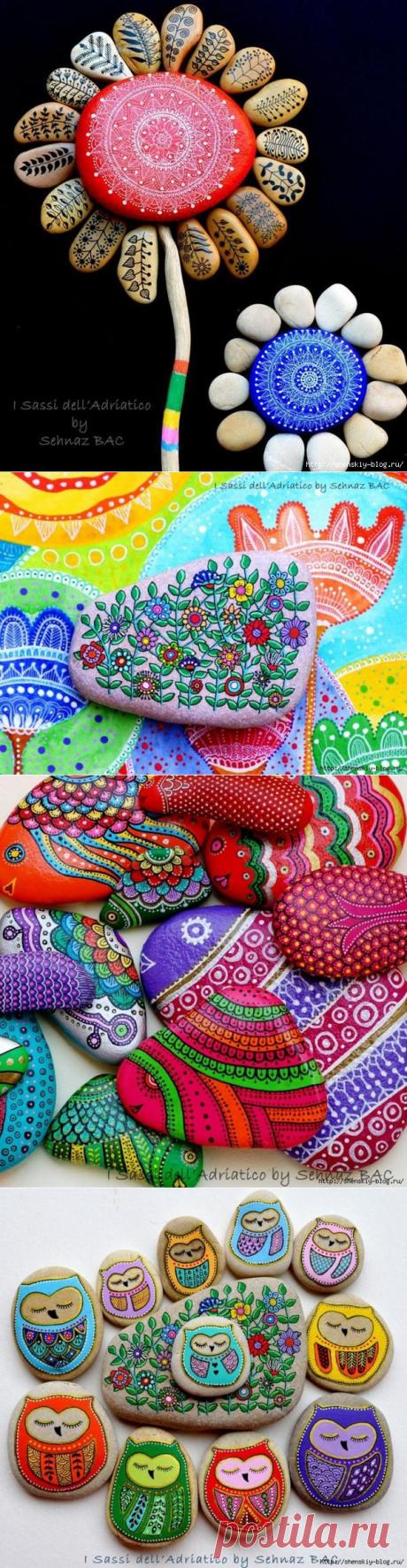 Невероятная роспись камня от Sehnaz Bac!