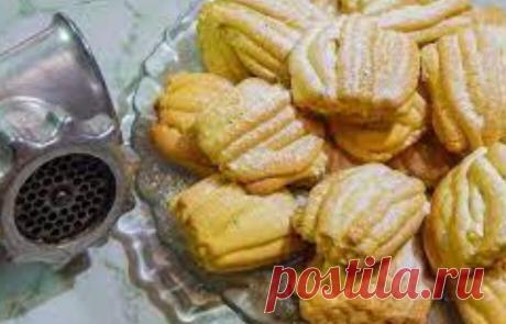 ПЕЧЕНЬЕ ИЗ МЯСОРУБКИ ИНГРЕДИЕНТЫ: сахар 150 г масло сливочное 150 г яйца 2... | Интересный контент в группе Моя Кухня