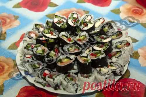 Как приготовить суши дома