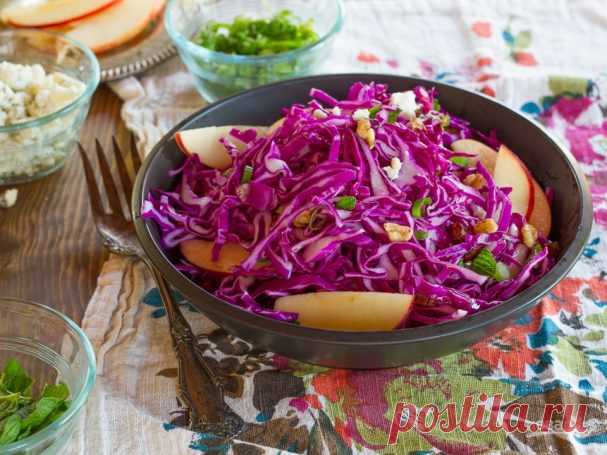 Рецепт салата с красной капустой - пошаговый рецепт с фото на Повар.ру