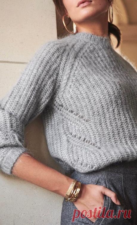 Вяжем кофточки регланом: популярность и востребованность (10 описаний вязания) | Рукоделие Светлана Лосева Вязание | Дзен