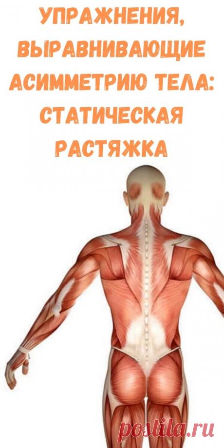 Упражнения, выравнивающие асимметрию тела: Статическая растяжка - Стильные новости