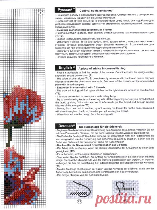 Gallery.ru / Фото #10 - Подсолнухи и маки: 2 схемы - frango