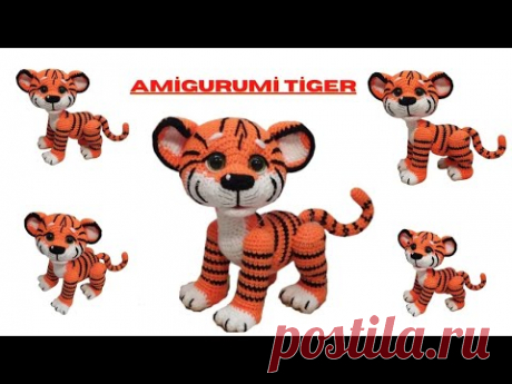 Amigurumi💥 Tiger💥 Free Crochet Pattern and Tutorial