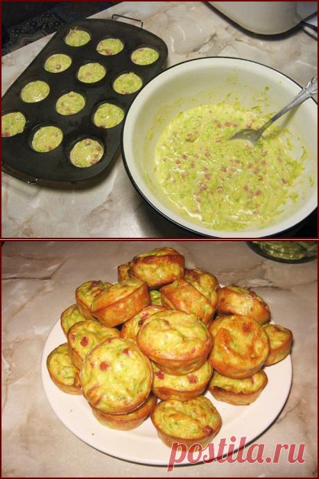 Кабачковые кексы - Простые рецепты Овкусе.ру