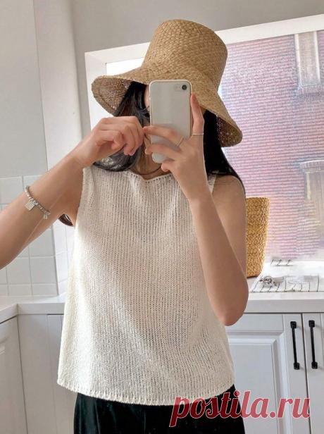 4 ПРЕКРАСНЫХ ТОПА СПИЦАМИ НА ЛЕТО 2023! + СХЕМЫ УЗОРОВ | Копилка узоров (Вязание спицами) | Дзен