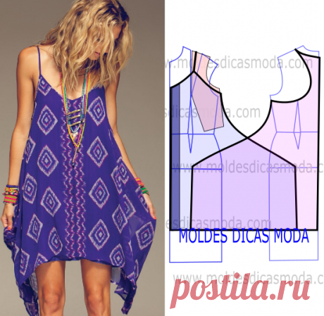 BEACH DRESS -271 - Пресс-формы Мода Мерой