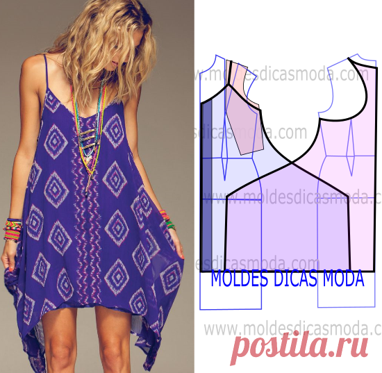 BEACH DRESS -271 - Пресс-формы Мода Мерой