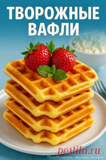 Творожные вафли – нежные и воздушные! Идеальный завтрак за 15 минут:... | Интересный контент в группе Рецептомания
