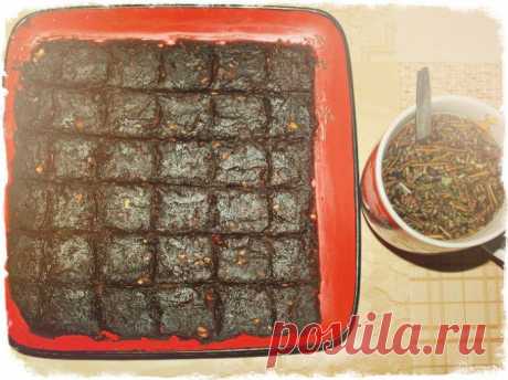 Сырой шоколад с орехами