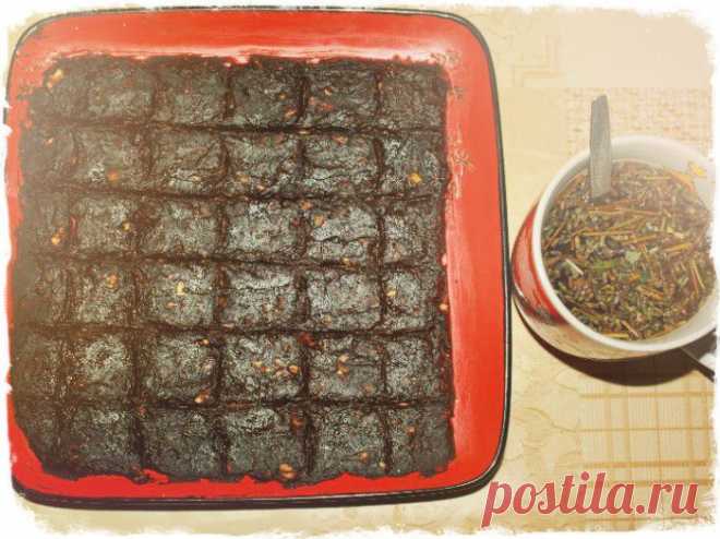 Сырой шоколад с орехами