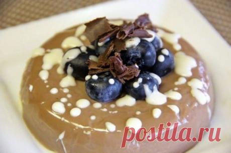 Как приготовить шоколадная панакота - рецепт, ингридиенты и фотографии