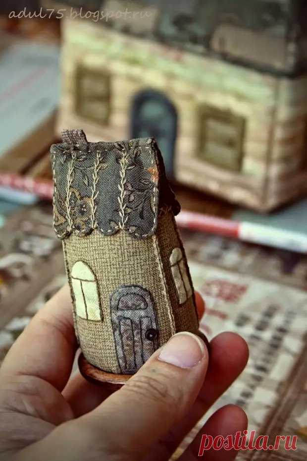 Домик - игольница своими руками. Выкройка и мастер-класс - Сам себе мастер - медиаплатформа МирТесен