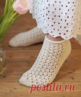 Ручки вяжут и шьют | Вязание и рукоделие Схема для вязания ажурных  носочков