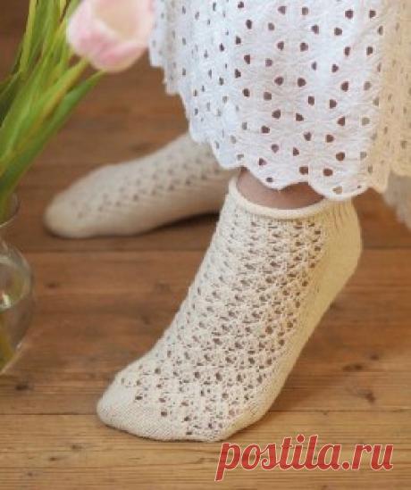 Ручки вяжут и шьют | Вязание и рукоделие Схема для вязания ажурных  носочков