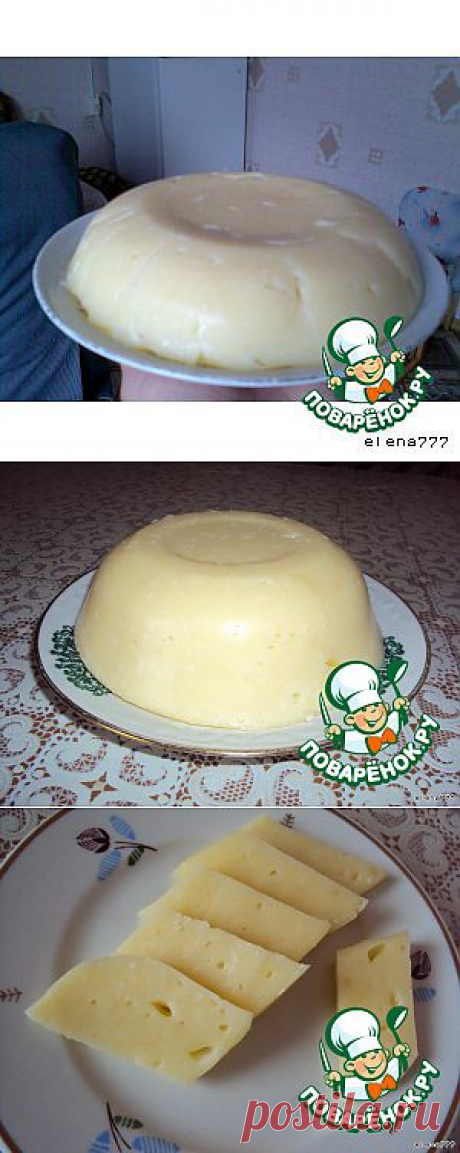 Сыр &quot;Сливочный&quot; от бабы Шуры - кулинарный рецепт