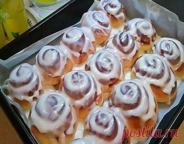 Фантастические Булочки с корицей - Простые рецепты Овкусе.ру