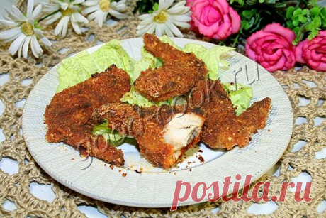 крылышки запеченные в панировке. Рецепт приготовления. Хорошая кухня