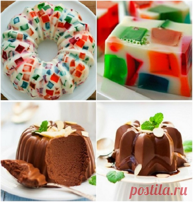 6 изумительно вкусных и оригинальных желейных десертов