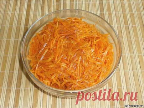 Морковь по-корейски - Пошаговый рецепт с фото