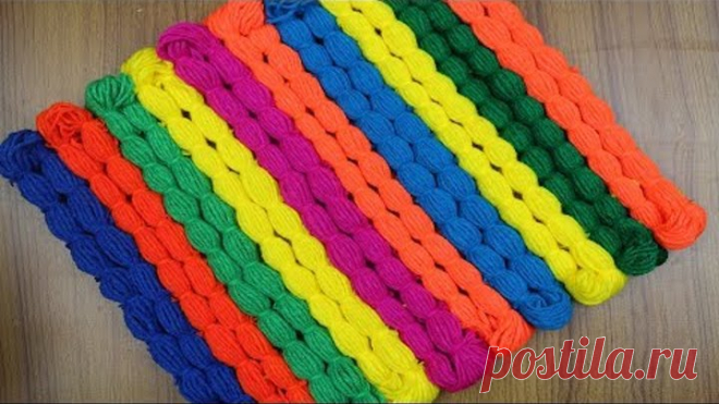 Amazing!! Doormat Making Idea || How To Make Doormats at Home | Woolen Doormats - Handmade Doormat