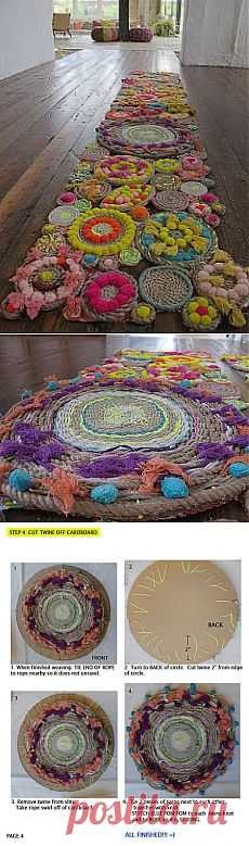 Клуб'ОК рукоделия: Оригинальные коврики МК