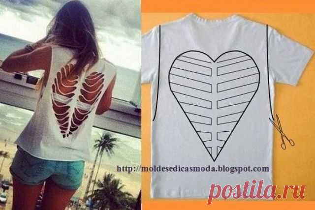 Идеи переделок футболок